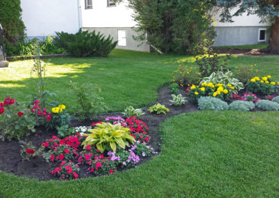 Plate-bande à Rosemère - Tourbe Lanaudière